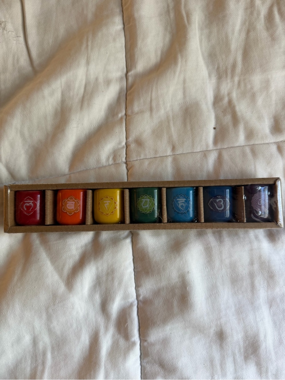 NWT megacandles chakra chime spell candle and 1/2” candle holder bundle set - Picture 4 of 6